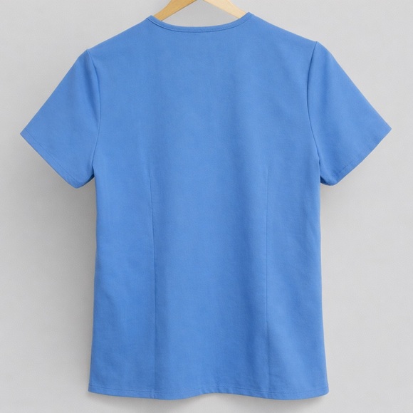 Figs Catarina One-Pocket Scrub Top Ceil Blue Size Small - Picture 3 of 8